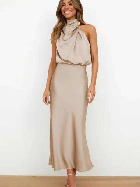 BENTHE® OFF-SHOULDER MIDI DRESS