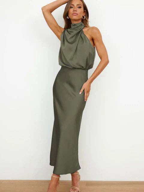 BENTHE® OFF-SHOULDER MIDI DRESS