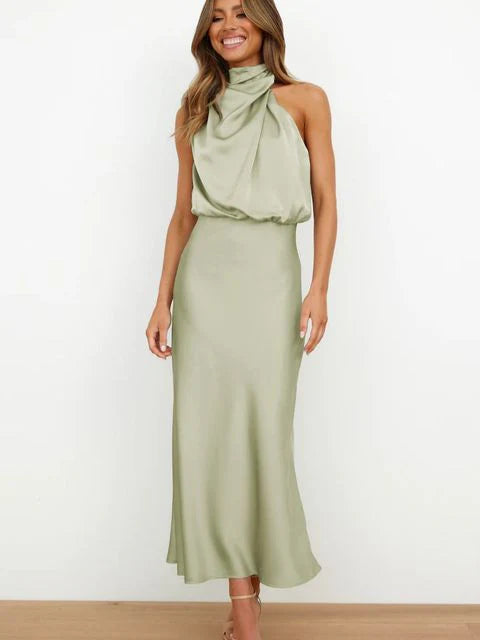 BENTHE® OFF-SHOULDER MIDI DRESS