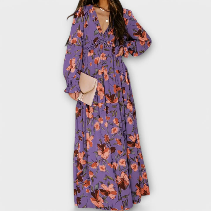 MILY | Elegant Floral Maxi Dress