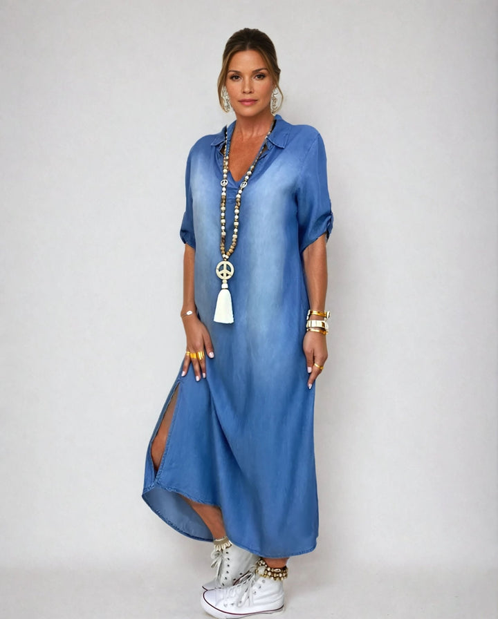 Gloria | Comfortable Denim Dress
