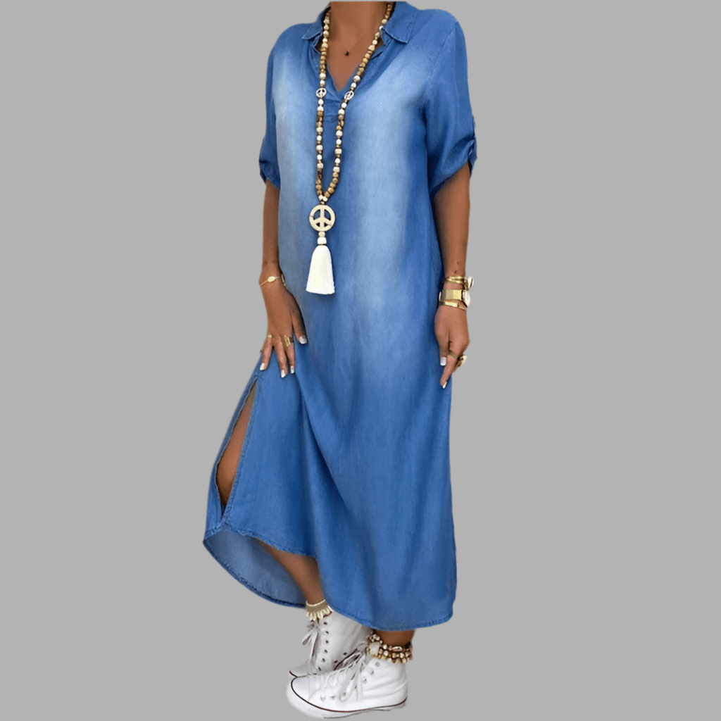Gloria | Comfortable Denim Dress