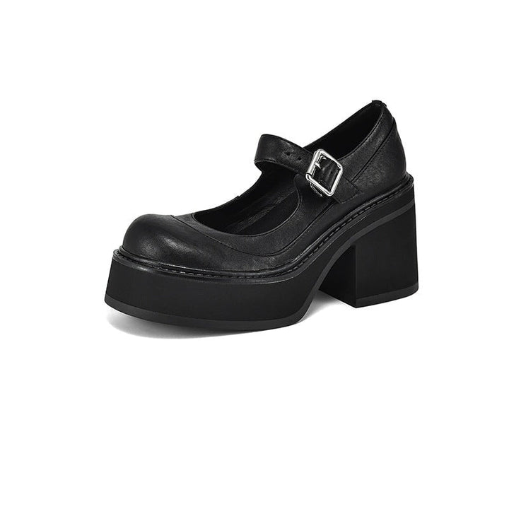 Ivory | Leather Pumps