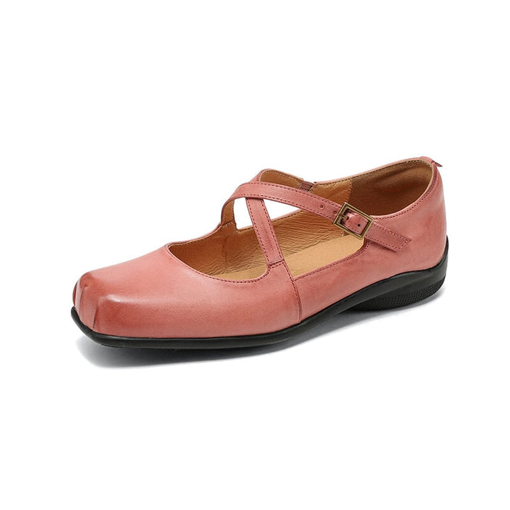 Edith | Leather Mary Janes