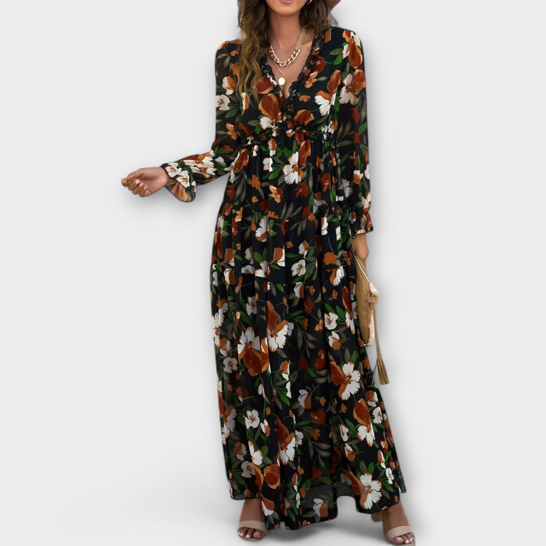 MILY | Elegant Floral Maxi Dress