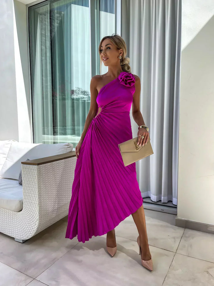 LIZBETH DRESS WITH ROMANTIC FLOWER