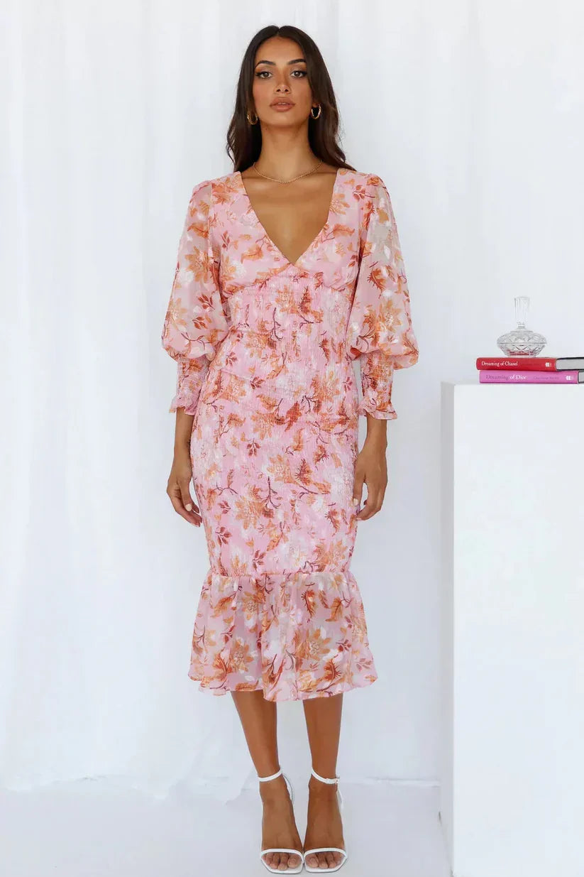 MILEY® DRESS WITH FLORAL PATTERN