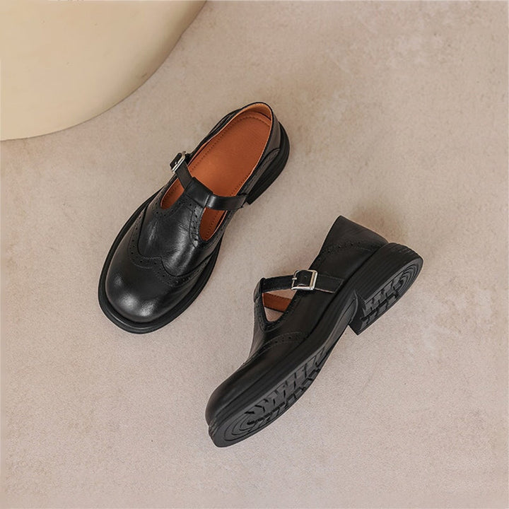 Paise | Leather Mary Janes