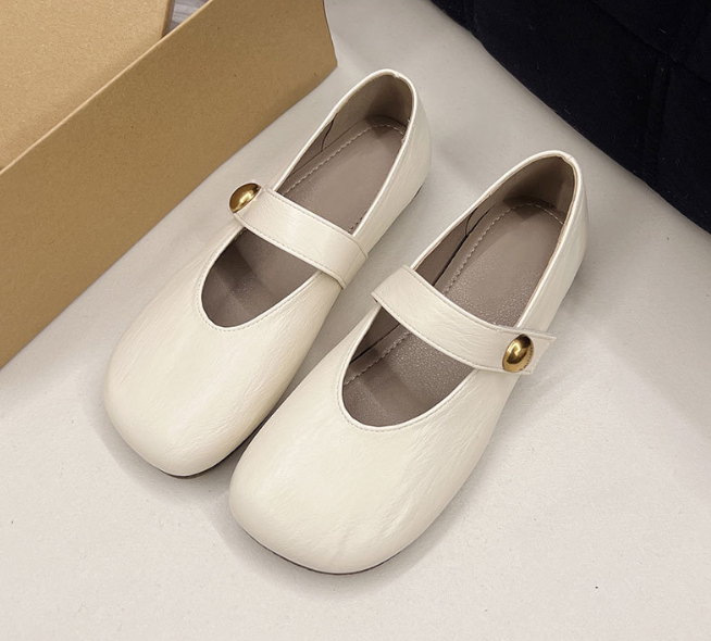 Irene | Leather Mary Janes