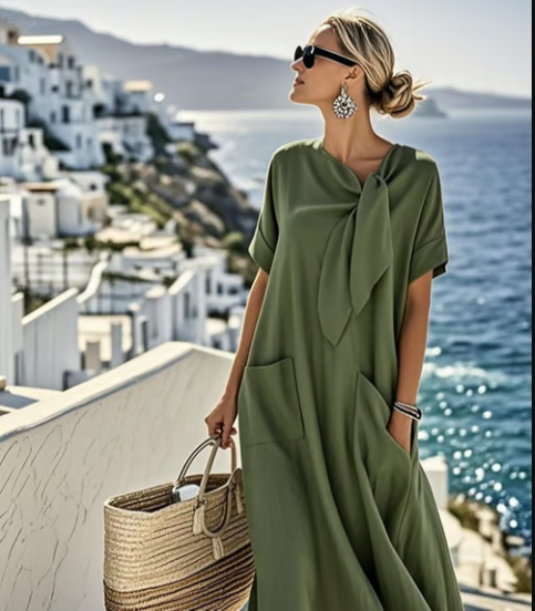 Riviera | Effortless Everyday Dress – With Flattering Coverage & Practical Pockets